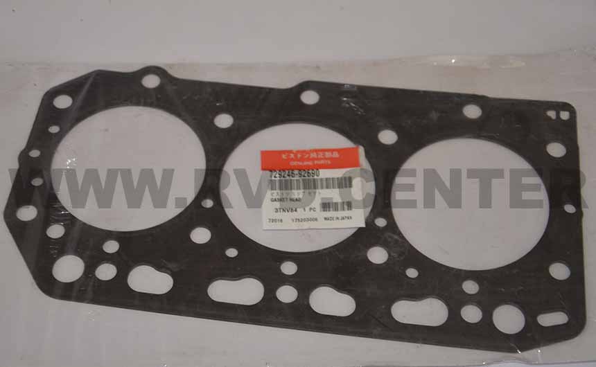 Прокладка ГБЦ двигателя YANMAR 3TNV84 729246-92690 и другие запчасти yanmar