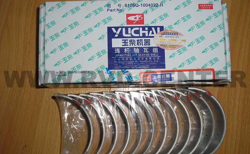 Вкладыши шатунные YUCHAI YC6108G / YC6B125 - 330-1004022-H